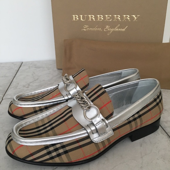 burberry chilcott patent loafer